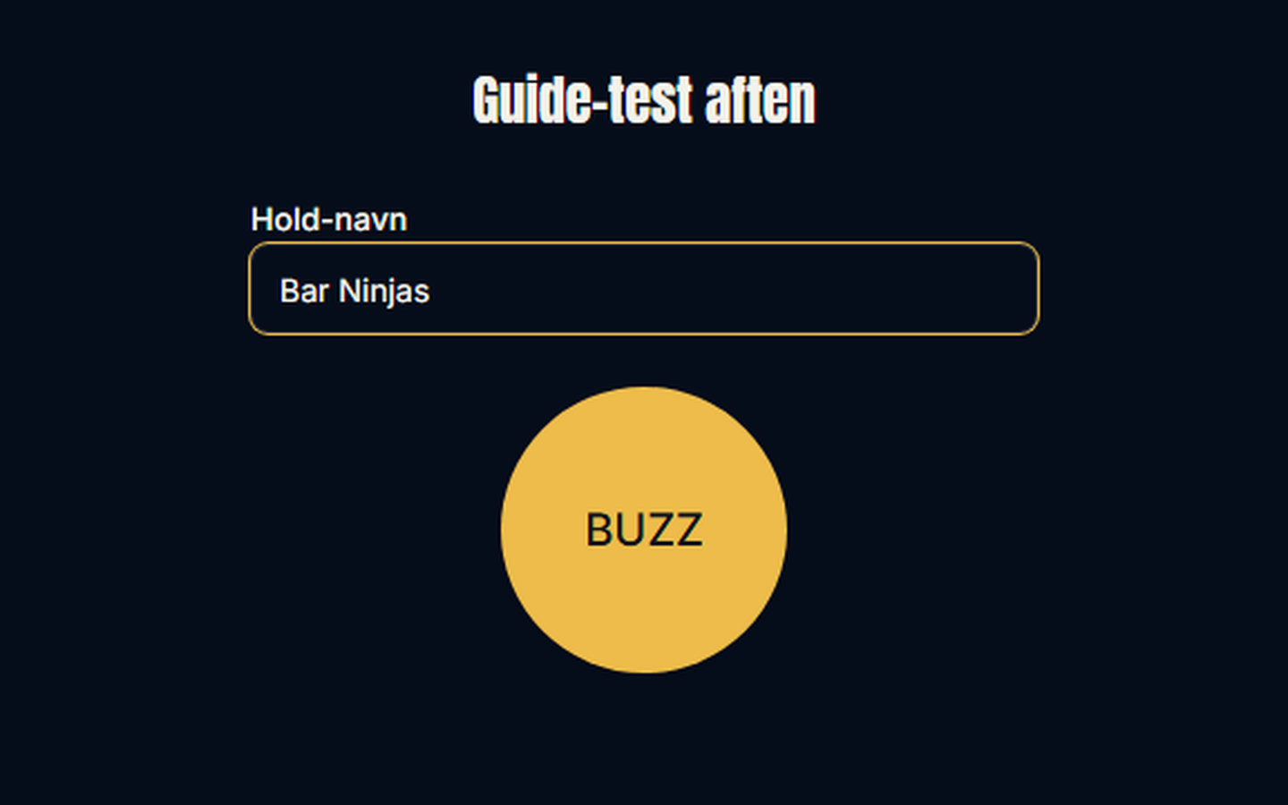 Name That Tune, live buzzer